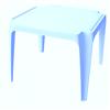 Stôl plastový modrý