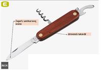 Vreckový nožík  drevenou rúčkou