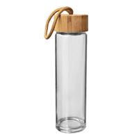 Fľaša sklo / bambus viečko + sitko 0,45 l